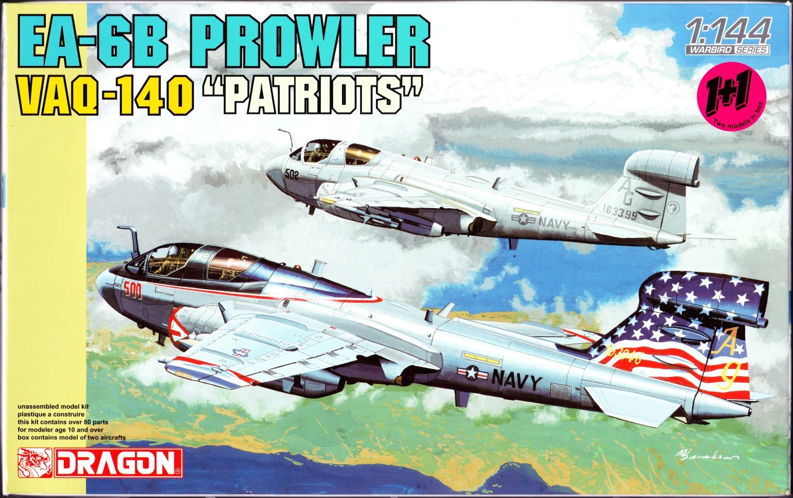 Grumman EA-6B Prowler (two kits)